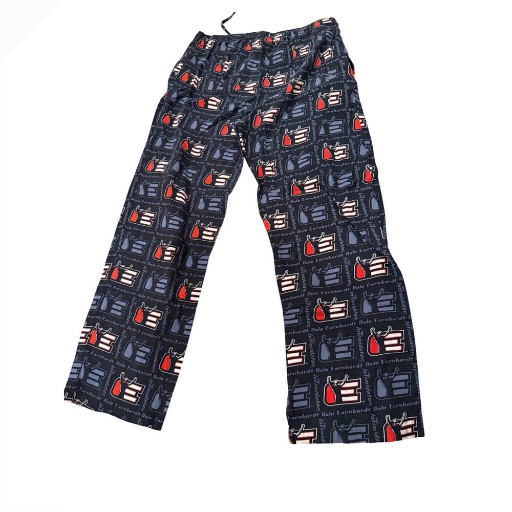 VTG Winners Circle Dale Earnhardt The Intimidator Pajama Pants XL Black NASCAR